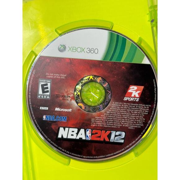 Xbox 360 NBA 2K12 Michael Jordan Video Game Used With Manual - Picture 4 of 7